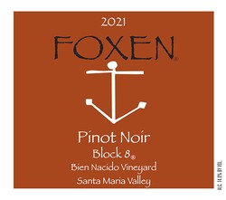 2021 Pinot Noir, Bien Nacido Vineyard - Block 8